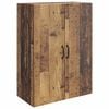 vidaXL Armario de pared Madera envejecida 66 x 34,5 x 90 cm