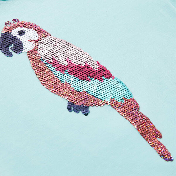 Camiseta infantil aguamarina claro 128