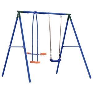 vidaXL Estructura de Columpio Exterior con Glider para hasta 3 ni&ntilde;os