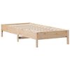 vidaXL Estructura de cama sin colch&oacute;n madera maciza de pino 100x200 cm
