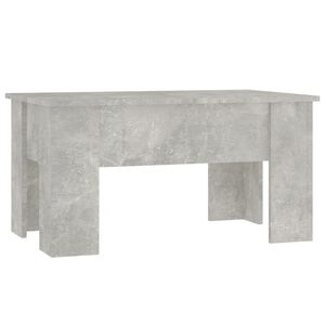 vidaXL Mesa de centro madera de ingenier&iacute;a gris hormig&oacute;n 79x49x41 cm