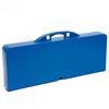 Bo-Camp Conjunto de mesa de picnic Basic acero azul 1404374