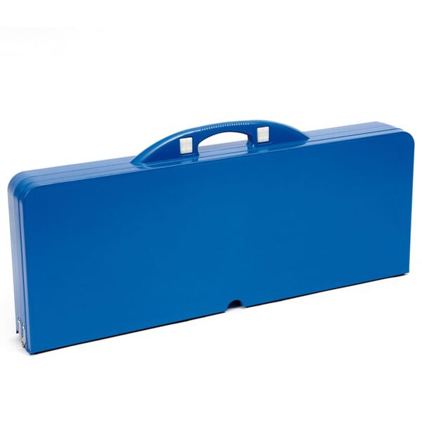 Bo-Camp Conjunto de mesa de picnic Basic acero azul 1404374