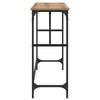 vidaXL Mesa Consola Roble artesanal 100 x 32 x 75 cm