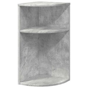 vidaXL Mesa Auxiliar Gris Concreto 29,6 x 29,6 x 60 cm