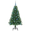 vidaXL &Aacute;rbol de Navidad artificial Verde 150 cm PVC y Acero y Pl&aacute;stico