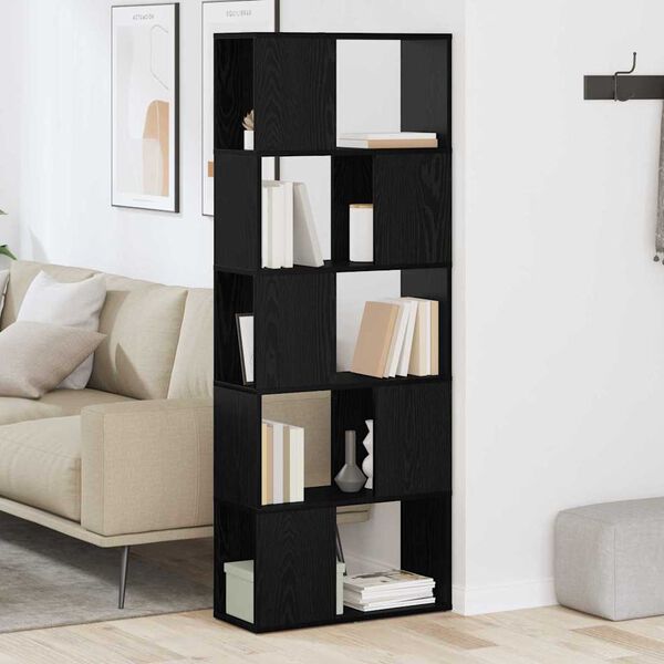 vidaXL Conjunto de mueble de TV Negro 60 x 24 x 156 cm