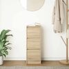 vidaXL Aparador de roble Sonoma 29,5x34x76 cm Madera de ingenier&iacute;a