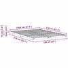 vidaXL Estructura de cama Blanco 160 x 210 cm Madera maciza de pino