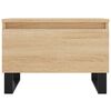vidaXL Mesas de centro 2 uds madera ingenier&iacute;a roble Sonoma 50x46x35cm