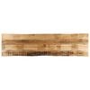 vidaXL Tablero de mesa borde natural madera maciza mango 180x40x2,5 cm
