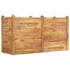 vidaXL Jardinera arriate madera maciza acacia 160x60x84 cm