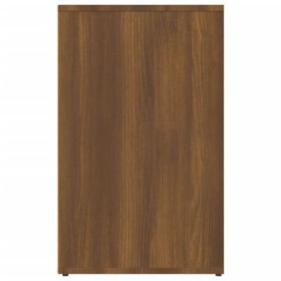 vidaXL Mueble vestidor madera contrachapada marrón roble 80x40x65 cm