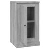 vidaXL Aparador de madera contrachapada gris Sonoma 37,5x35,5x67,5 cm