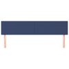 vidaXL Cabeceros tela azul 200x5x78/88 cm