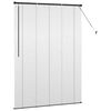 vidaXL Persiana para Ventana con cortinas Manual Negro Aluminio
