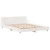 vidaXL Estructura de cama sin colch&oacute;n madera maciza de pino 160x200 cm