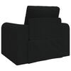 vidaXL Sof&aacute; cama Negro 98 x 71 x 83 cm tela