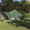 vidaXL Tienda tipi con techo Verde y Gris 600 x 600 x 347 cm