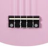 vidaXL Set de ukelele soprano con funda para ni&ntilde;os rosa 23"