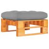 vidaXL Otomana de jard&iacute;n de palets madera pino impregnada marr&oacute;n miel