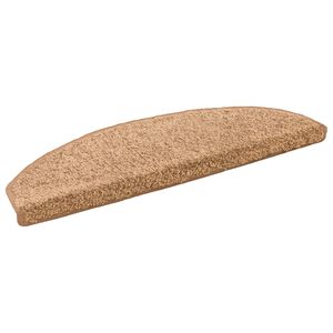 vidaXL Alfombras autoadhesivas para escaleras 15 uds.