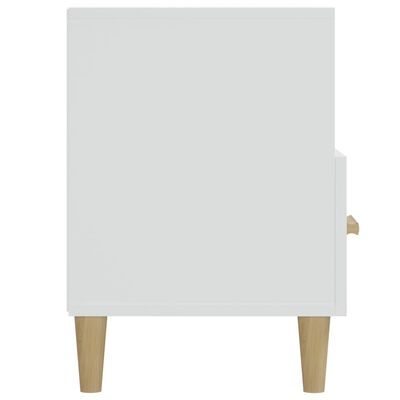 vidaXL Mueble para TV madera contrachapada blanco 102x36x50 cm