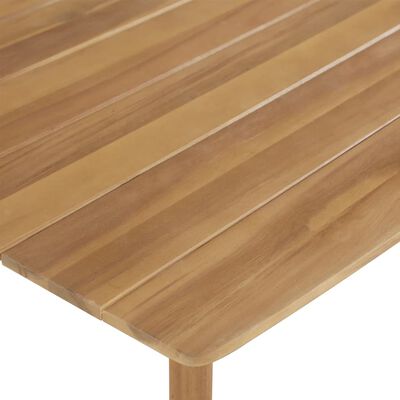 vidaXL Mesa de bar de madera maciza de acacia 120x60x105 cm