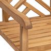 vidaXL Silla de Jard&iacute;n 2 pcs 60 x 58 x 90 cm Madera de teca maciza