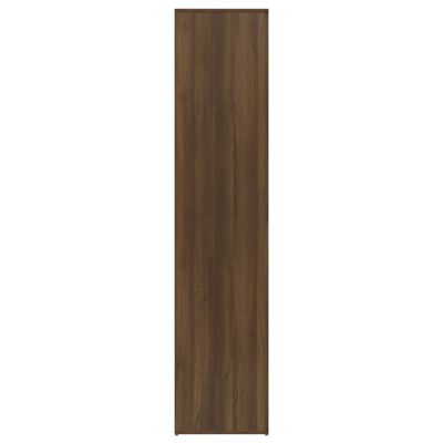 vidaXL Mueble zapatero madera contrachapada roble marrón 80x39x178 cm