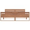 vidaXL Estructura de cama madera maciza de teca 160x200 cm