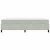 vidaXL Estructura de cama con colch&oacute;n Gris Claro 140 x 200 cm tela