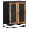 vidaXL Aparador de madera de mango rugosa 60x35x75 cm