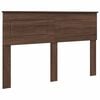 vidaXL Cabecero Roble Marr&oacute;n Madera de ingenier&iacute;a