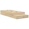 vidaXL Cama con almacenamiento Roble Sonoma 90 cm Madera de ingenier&iacute;a