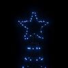 vidaXL &Aacute;rbol de Navidad c&oacute;nico 1400 LED azul 160x500 cm