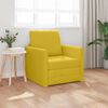 vidaXL Sof&aacute; cama 60cm Amarillo oscuro Terciopelo