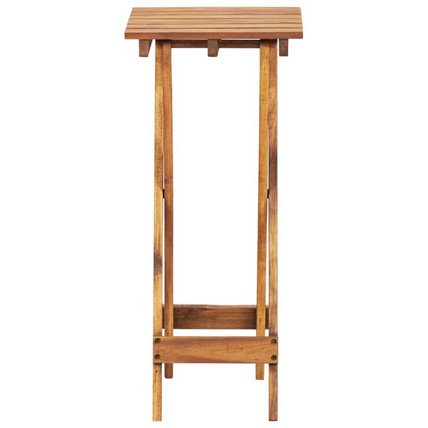 vidaXL Soporte para plantas de madera maciza de acacia 30x30x67 cm