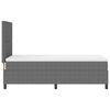 vidaXL Cama tipo Box Spring Gris claro y . 90 x 190 cm Tela de Pana
