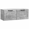 vidaXL Mueble para TV de pared Gris Hormig&oacute;n 78,5 x 31 x 30 cm
