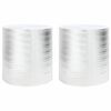 vidaXL Reflector de calor para radiador 2 uds. Plateado 25 x 0,5 m