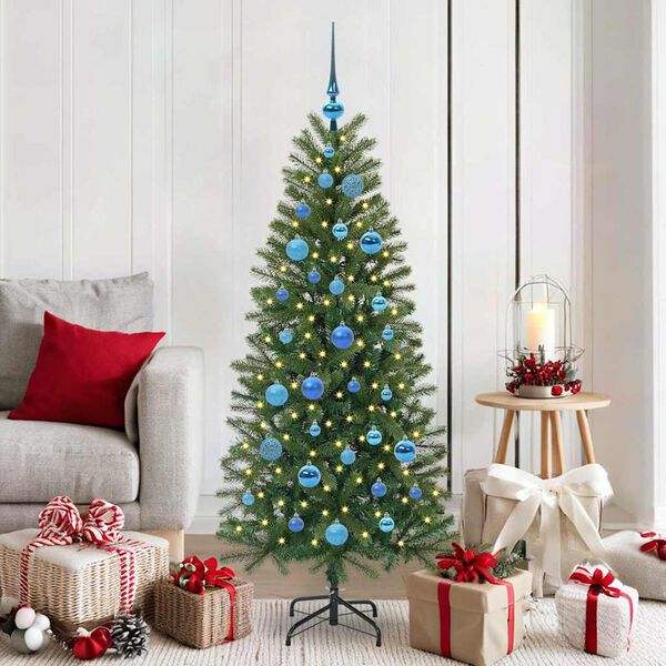 vidaXL &Aacute;rbol de Navidad artificial con 150 LED Verde 150 cm PE y PVC