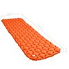 vidaXL Colch&oacute;n de aire inflable naranja 58x190 cm