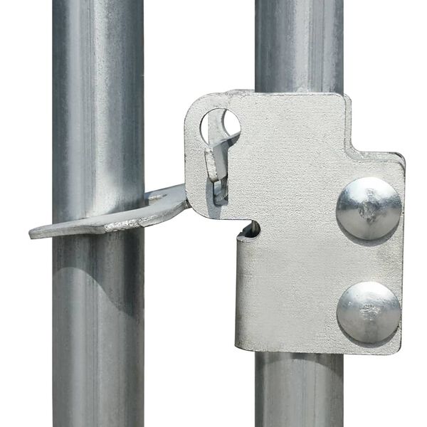 vidaXL Jaula gallinero de exterior de acero galvanizado 2x2x1,92 m