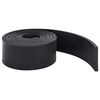 vidaXL Borde de goma para quitanieves negro 250x8x1 cm