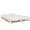 vidaXL Estructura de cama de palets sin colch&oacute;n madera pino 180x200 cm