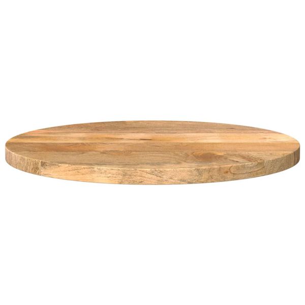 vidaXL Tablero de mesa redondo madera maciza de mango &Oslash; 50x3,8 cm