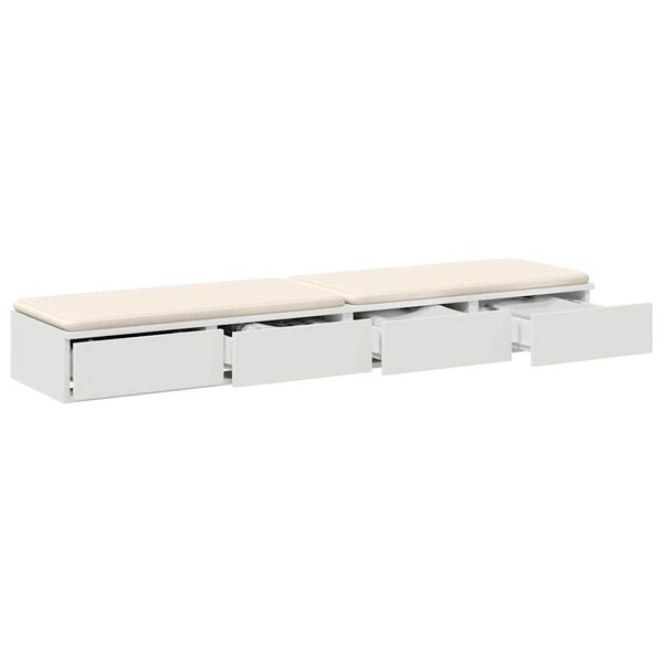 vidaXL Cajones de cama 150 x 36,5 x 16,5 cm Madera de ingenier&iacute;a