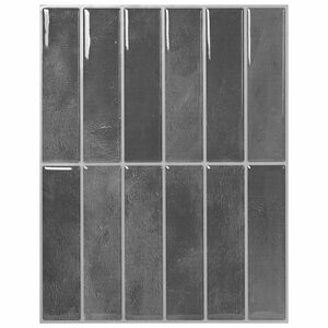 vidaXL Azulejo Rectangular 10 uds. Gris 29 x 23 x 0,08 cm