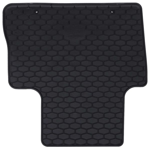 vidaXL Alfombrilla de Coche 4 pcs Negro Goma